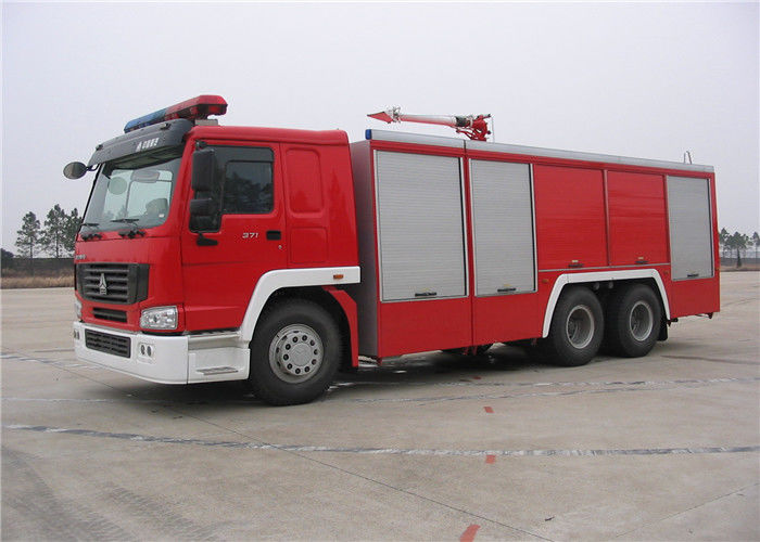 6x4 Drive Six Seats Water Tank Firefighting Truck with Flattop Length Cab
