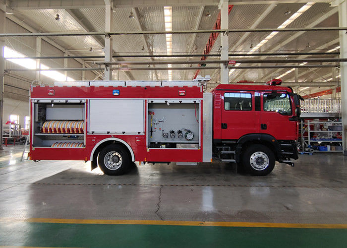 4x2 Drive Standard 8000Kg Water Tanker Fire Fighting Vehicles with Lenghten Cab