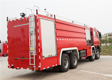 রিয়ার মাউন্টেড HALE পাম্প 6000L/min 6X6 ড্রাইভ বিমানবন্দর ফায়ার ট্রাক আমদানি করা চ্যাসি সহ