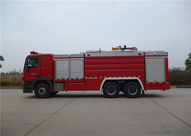 265KW 6x4 ড্রাইভিং বাণিজ্যিক ফায়ার ট্রাক জল এবং ফোম ট্যাঙ্কার ফায়ার ট্রাক